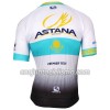 Conjunto Maillot + Culotte Corto con tirantes 2017 Astana Pro Team N002